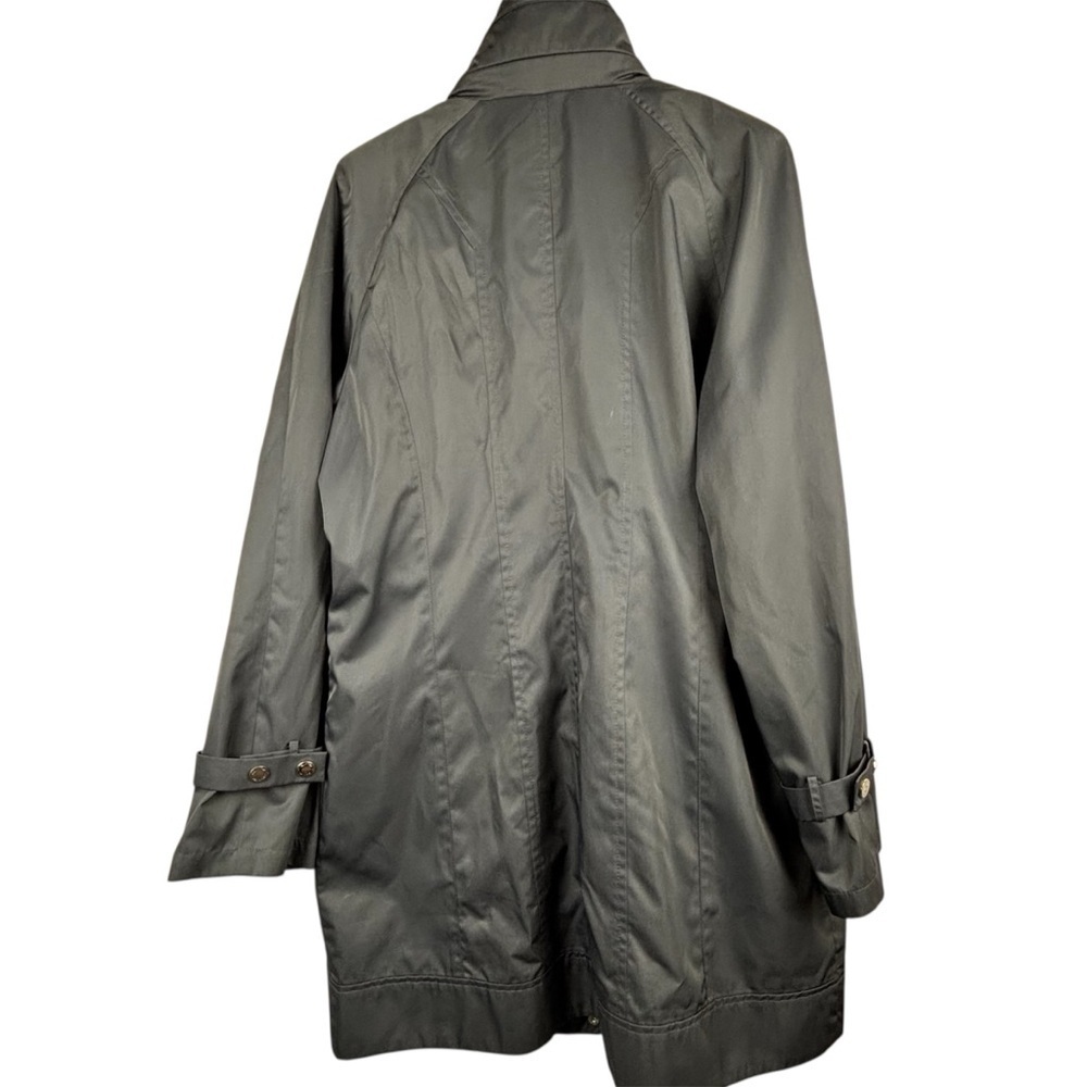 Calvin Klein Women's Packable Anorak Jacket Black Size Medium Waterproof Rain - Picture 4 of 13